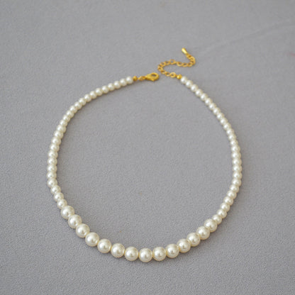 Delicate Artisan Pearl Necklace