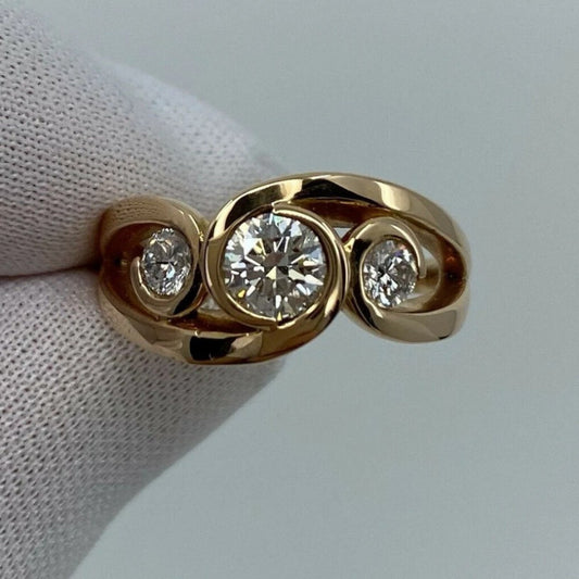Delicate Artisan Gold Ring
