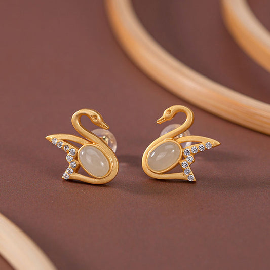 Delicate Artisan Gold Earring