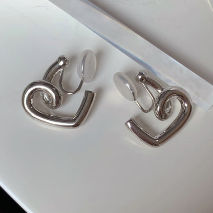 Vintage Handmade Silver Earring