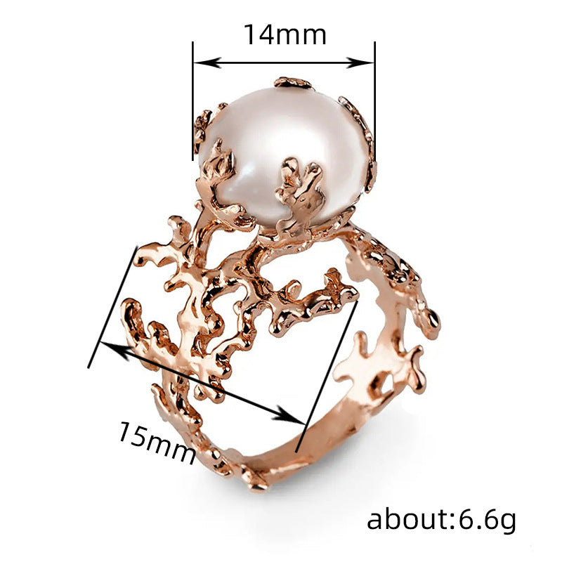 Vintage Handmade Pearl Ring