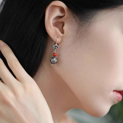 Vintage Handmade Silver Earring