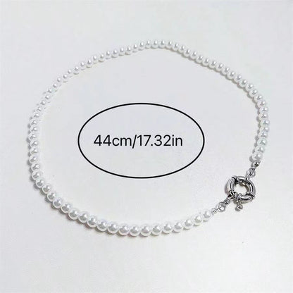 Delicate Artisan Pearl Necklace