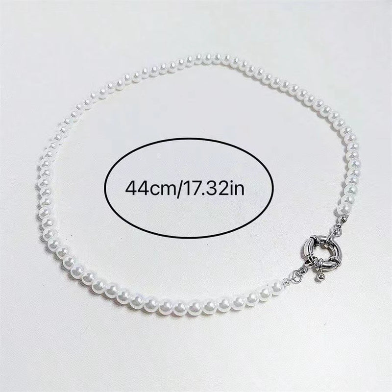 Delicate Artisan Pearl Necklace