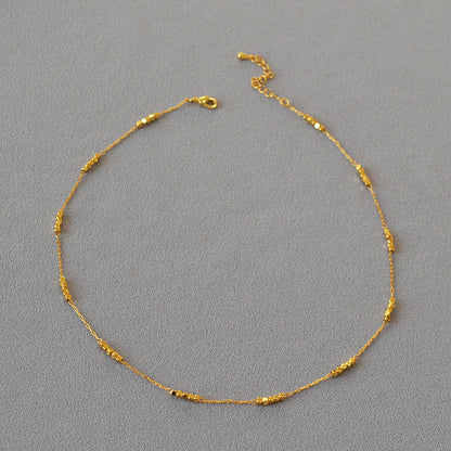 Beautiful Gold Necklace with Unique Style