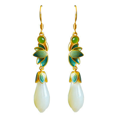 Vintage Handmade Gold Earring