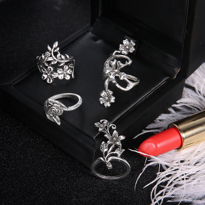 Beautiful Silver Set with Unique Style