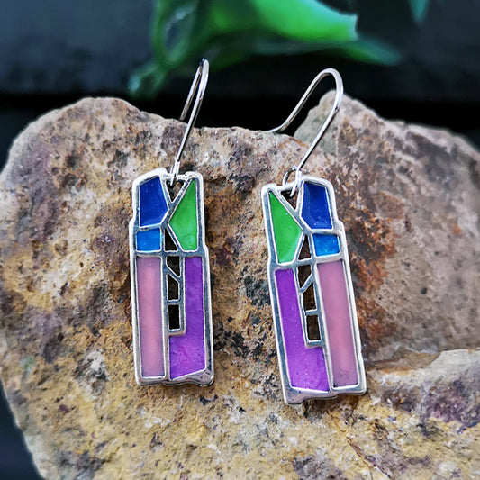 Vintage Handmade Silver Earring