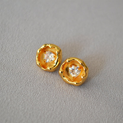 Vintage Handmade Silver Earring