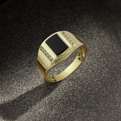 Delicate Artisan Gold Ring