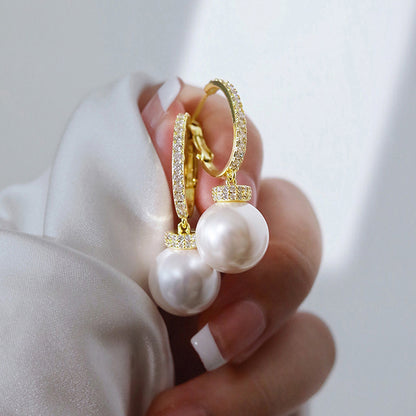 Delicate Artisan Pearl Earring