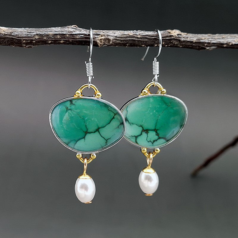 Delicate Artisan Pearl Earring