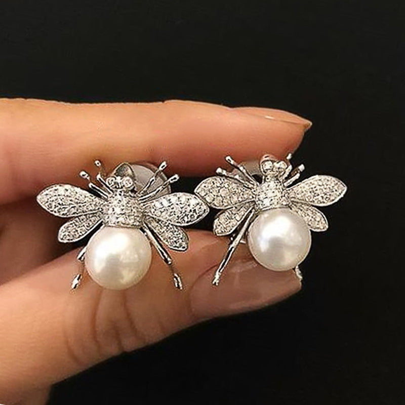 Delicate Artisan Pearl Earring