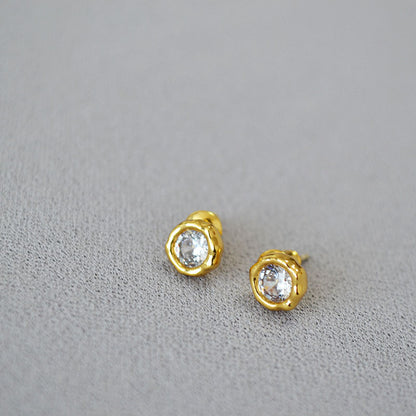 Vintage Handmade Silver Earring
