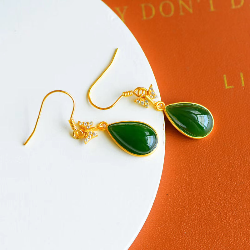 Delicate Artisan Gold Earring