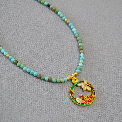 Delicate Artisan Gold Necklace