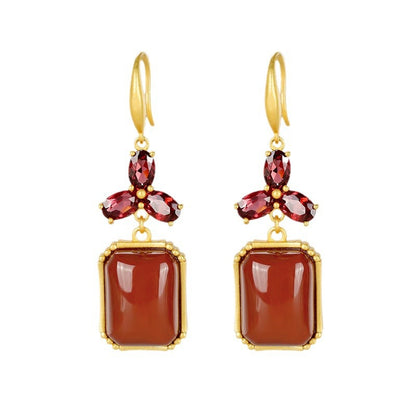 Vintage Handmade Gold Earring