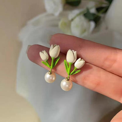 Vintage Handmade Pearl Earring