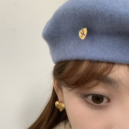 Vintage Handmade Gold Earring