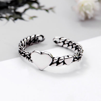 Delicate Artisan Silver Ring