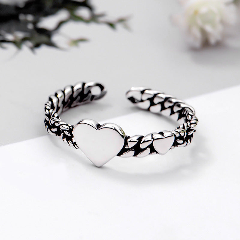 Delicate Artisan Silver Ring