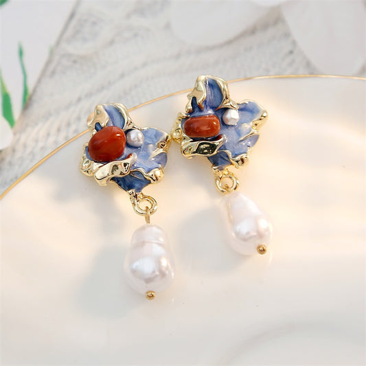 Vintage Handmade Pearl Earring
