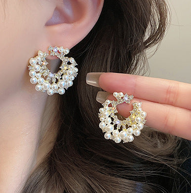 Delicate Artisan Pearl Earring