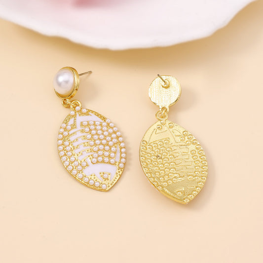 Delicate Artisan Pearl Earring