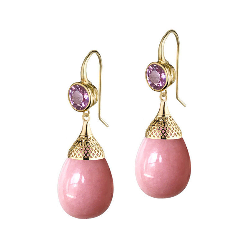 Delicate Artisan Gold Earring