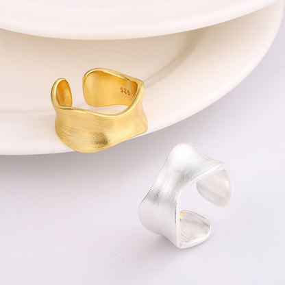 Delicate Artisan Gold Ring