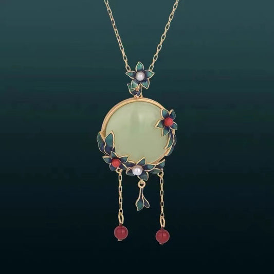 Vintage Handmade Gold Necklace