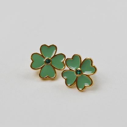 Vintage Handmade Gold Earring
