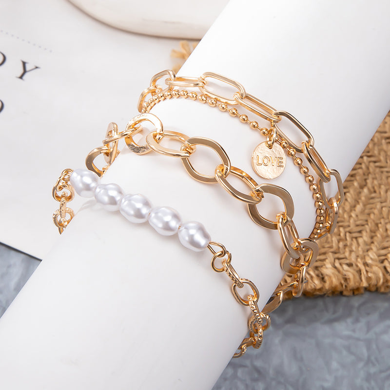 Vintage Handmade Gold Bracelet