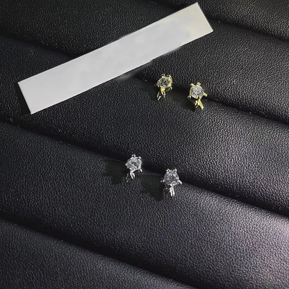 Delicate Artisan Gold Earring