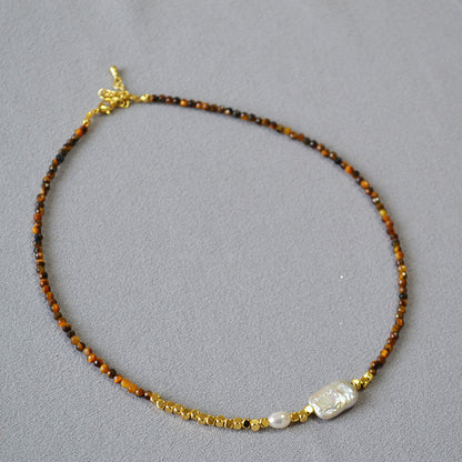 Vintage Handmade Pearl Necklace