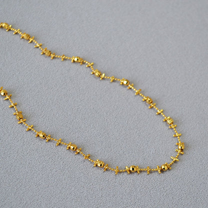 Delicate Artisan Gold Necklace
