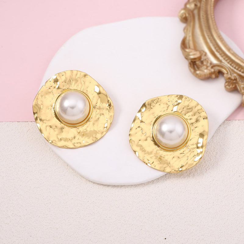 Delicate Artisan Pearl Earring