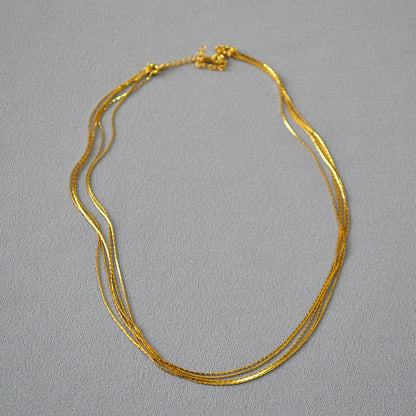Beautiful Gold Necklace with Unique Style