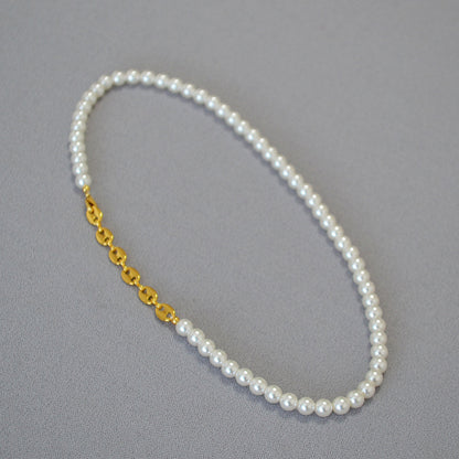 Vintage Handmade Gold Necklace