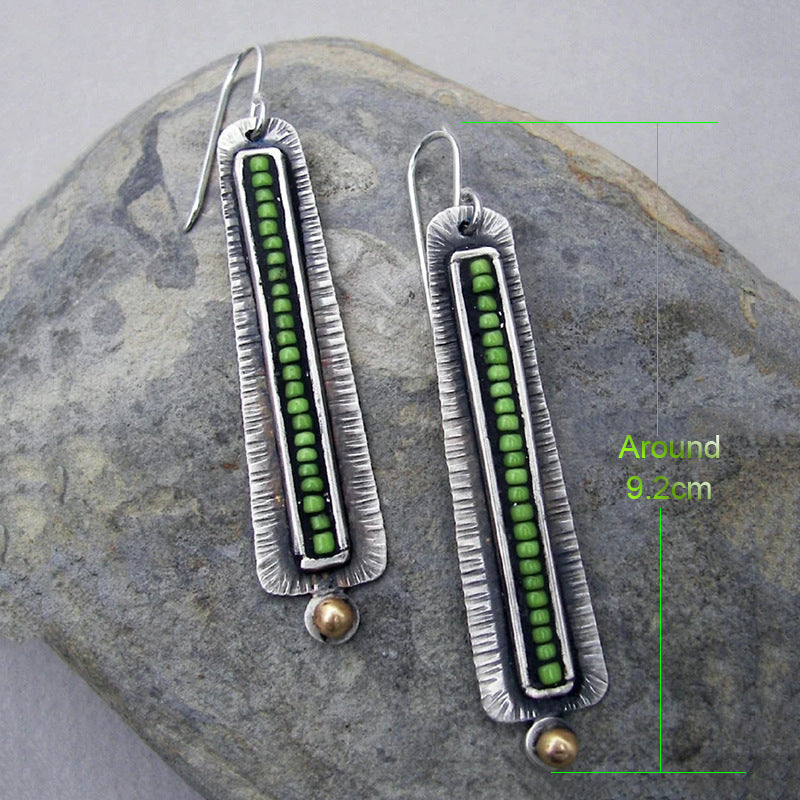 Vintage Handmade Silver Earring