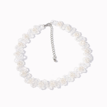 Delicate Artisan Pearl Necklace