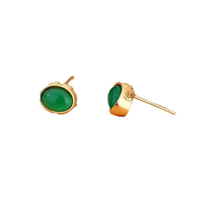 Vintage Handmade Gold Earring