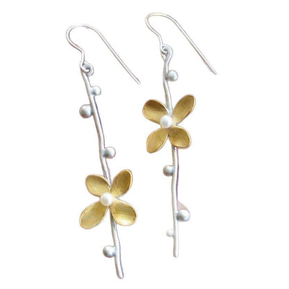 Delicate Artisan Pearl Earring