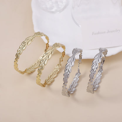 Delicate Artisan Gold Earring