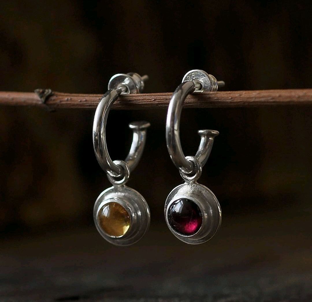 Vintage Handmade Silver Earring