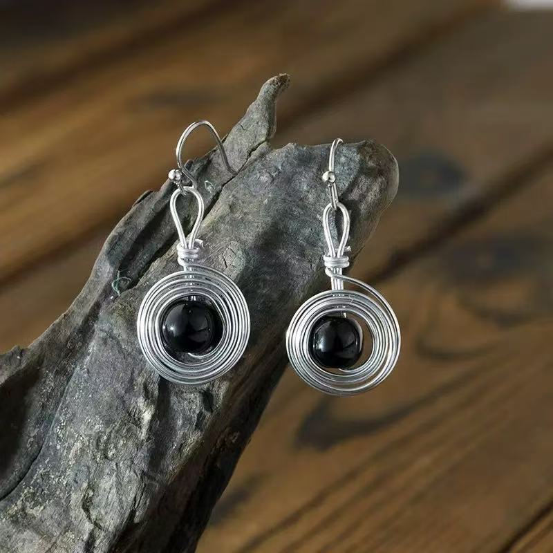 Vintage Handmade Silver Earring