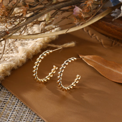 Beautiful Gold Earring with Unique Style