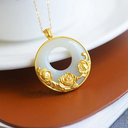 Vintage Handmade Gold Necklace