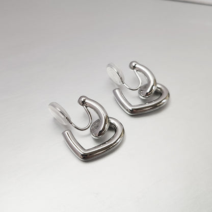 Vintage Handmade Silver Earring