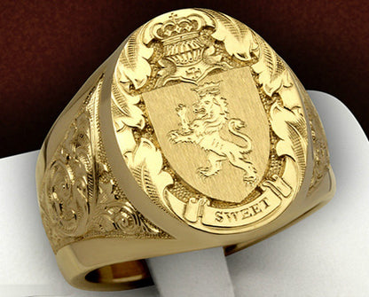 Delicate Artisan Gold Ring
